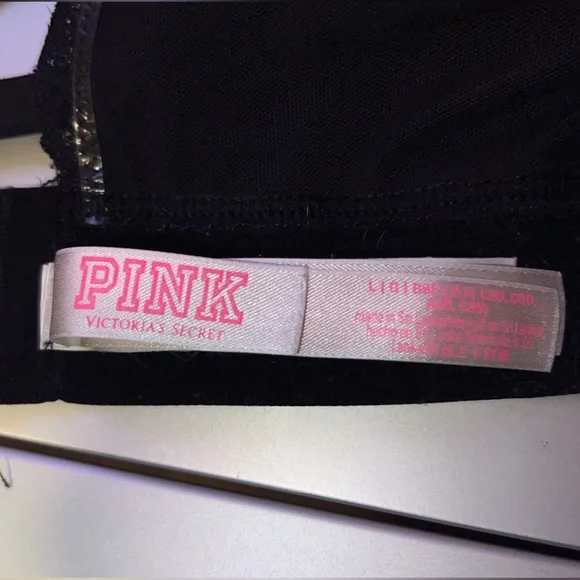 PINK - Lace Halter Bralette - Picture 7 of 10